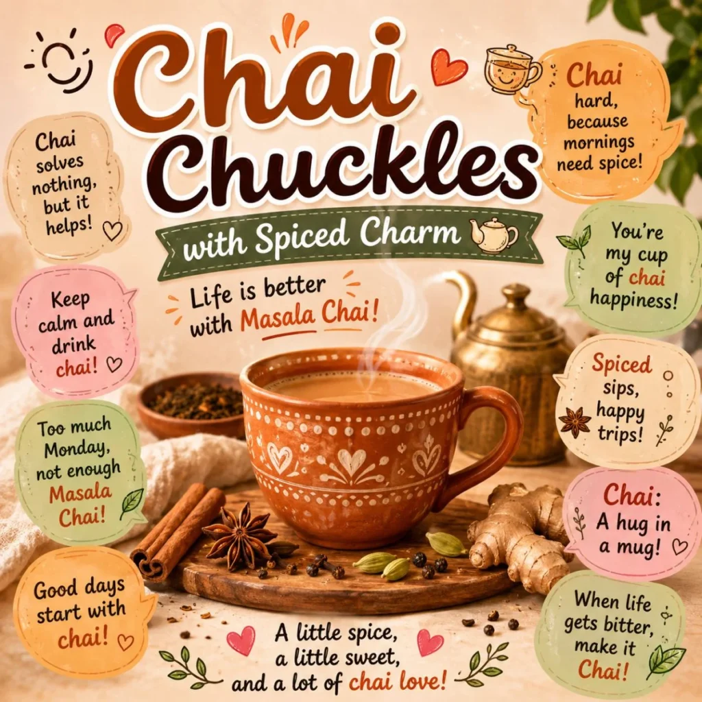 Chai Chuckles with Spiced Charm 🫖