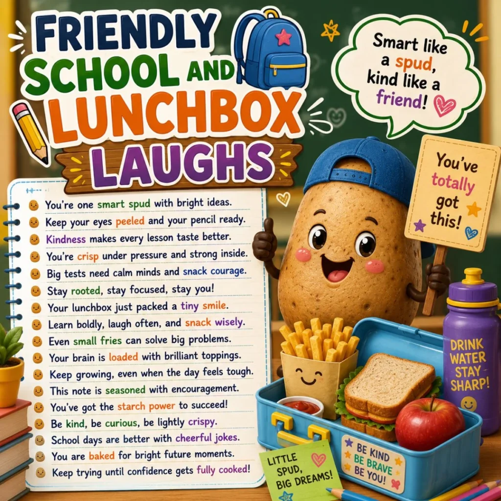 Friendly School and Lunchbox Laughs 🎒