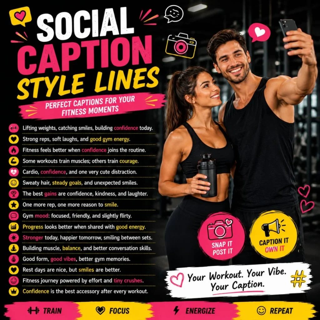 Social Caption Style Lines