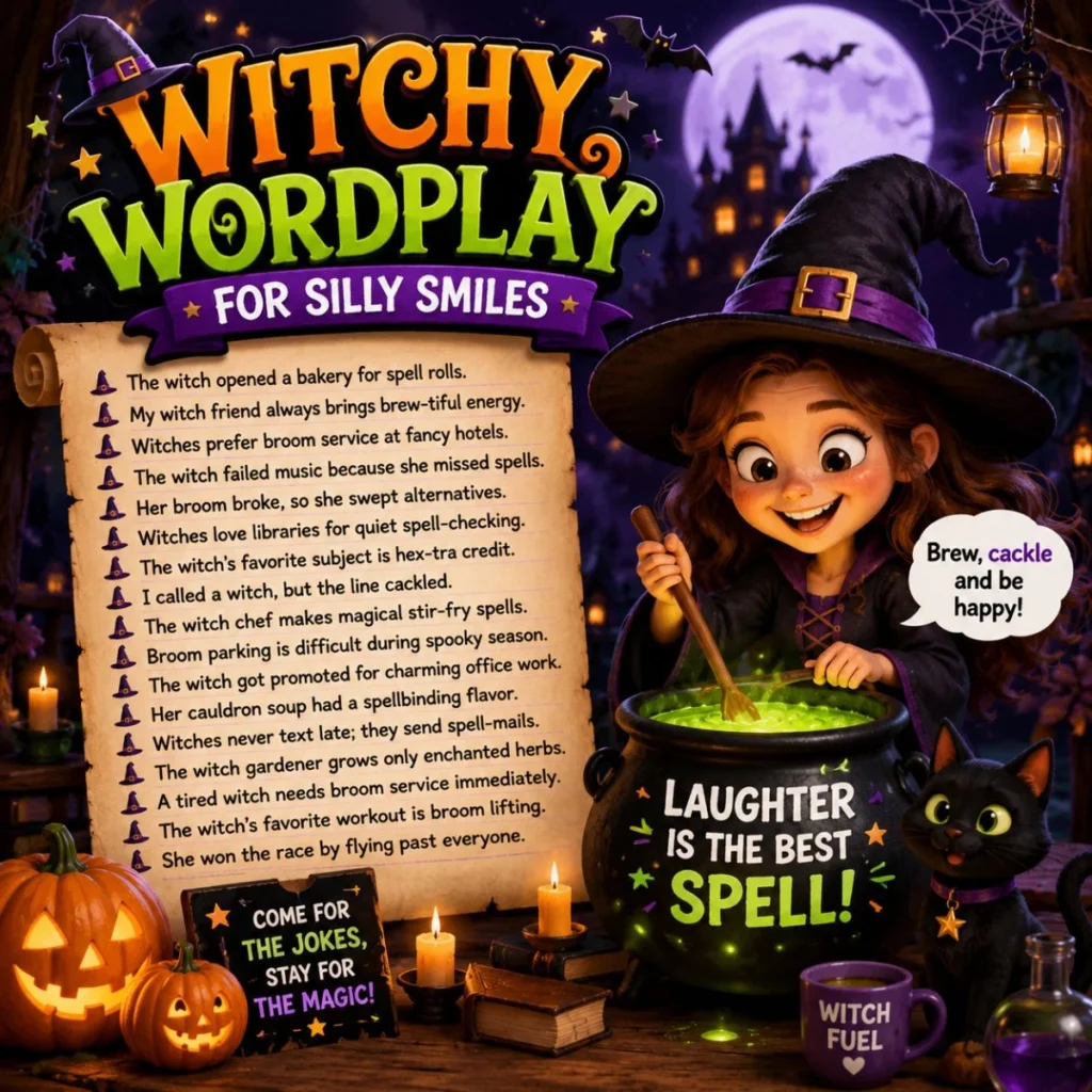 Witchy Wordplay for Silly Smiles