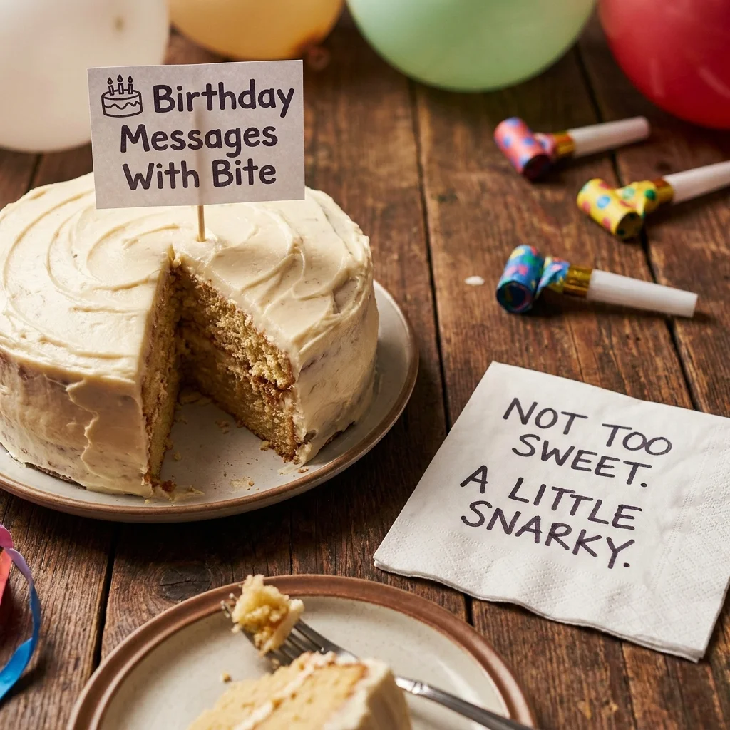 ๐ Birthday Messages With Bite