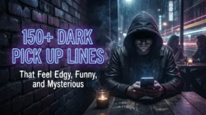 150+ Dark Pick Up Lines That Feel Edgy, Funny, and Mysterious