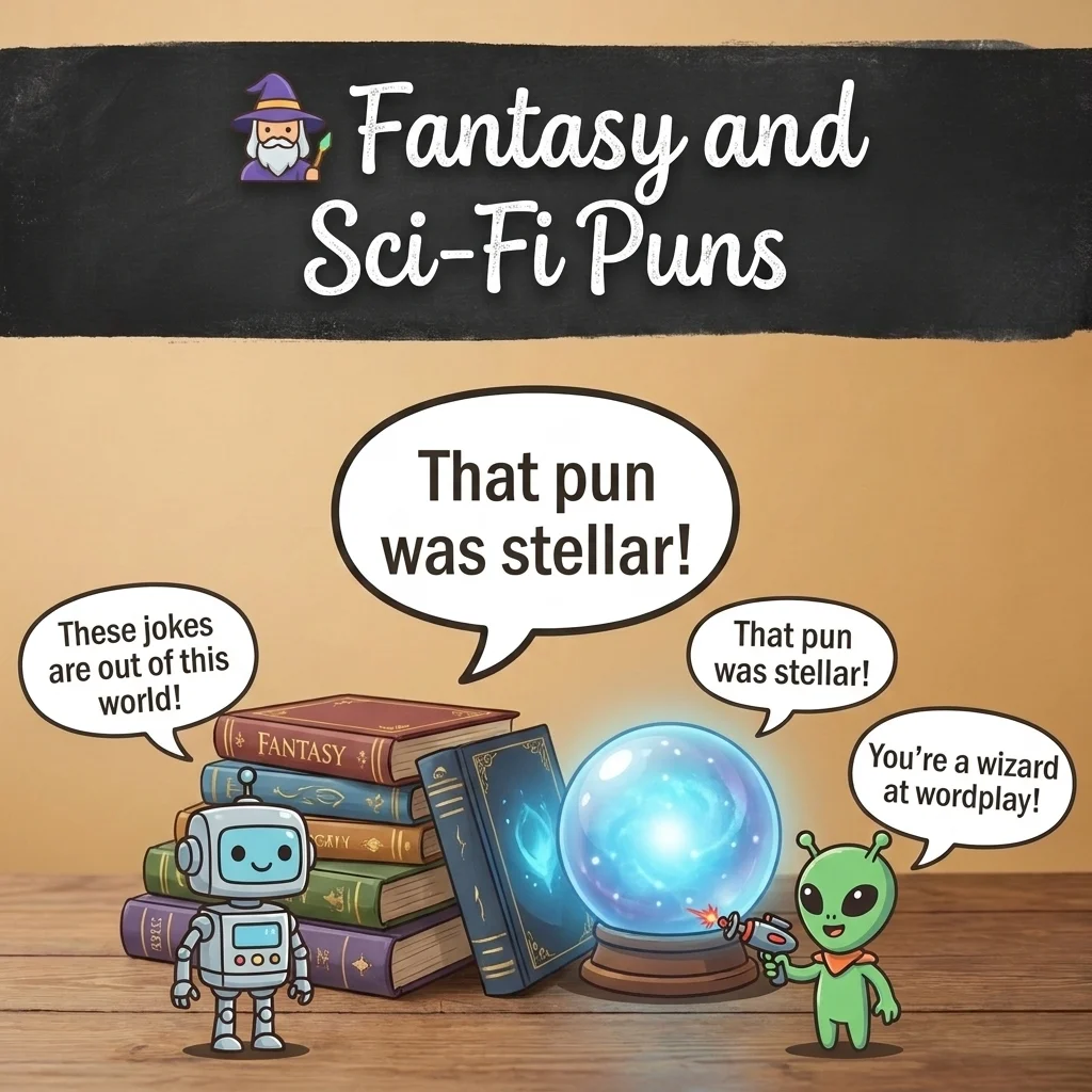 🧙 Fantasy and Sci-Fi Puns
