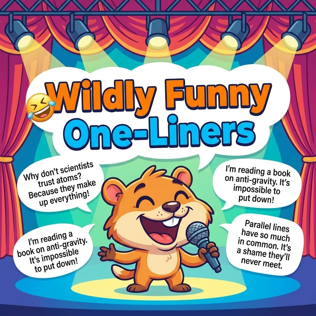 π Wildly Funny One-Liners