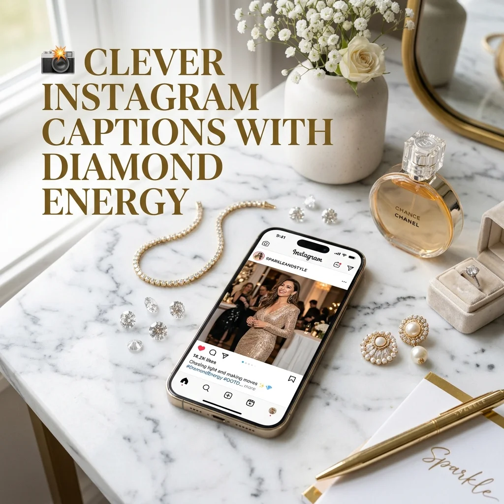📸 Clever Instagram Captions With Diamond Energy