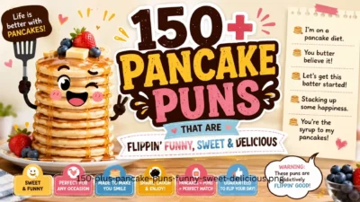 150+ pancake puns that are funny, sweet, clever, and delicious