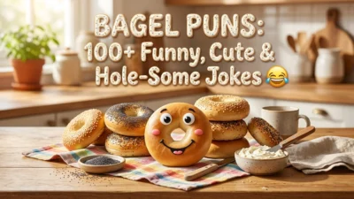 Bagel puns featuring funny, cute, and hole-some jokes