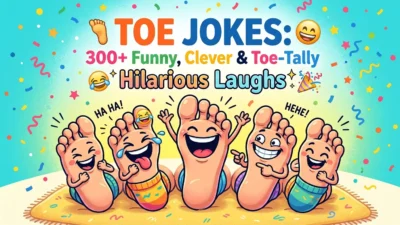 Toe Jokes: 300+ Funny, Clever & Toe-Tally Hilarious Laughs