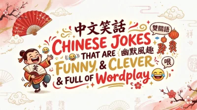 Chinese jokes that are funny, clever, and full of wordplay