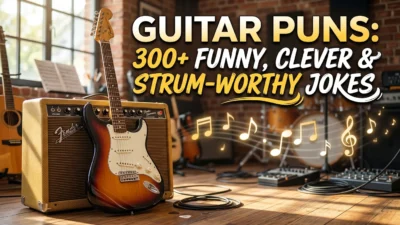 Guitar Puns: 300+ funny, clever, and strum-worthy guitar jokes