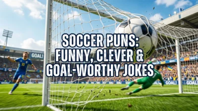 Soccer puns with funny, clever, and goal-worthy jokes