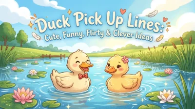 Duck Pick Up Lines: Cute, Funny, Flirty & Clever Ideas