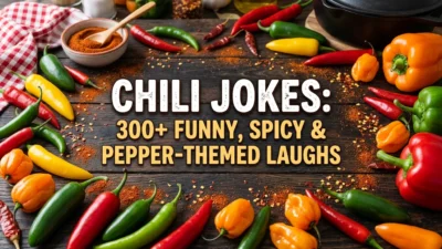 Chili jokes with funny, spicy, and pepper-themed humor