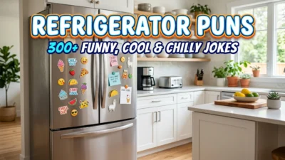 Refrigerator puns with funny cool and chilly jokes