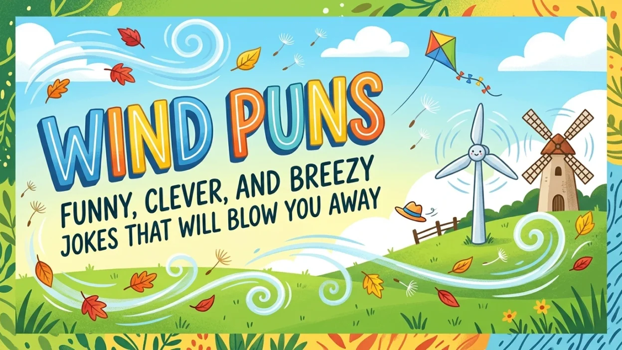 Funny wind puns and jokes for Instagram captions and everyday laughter